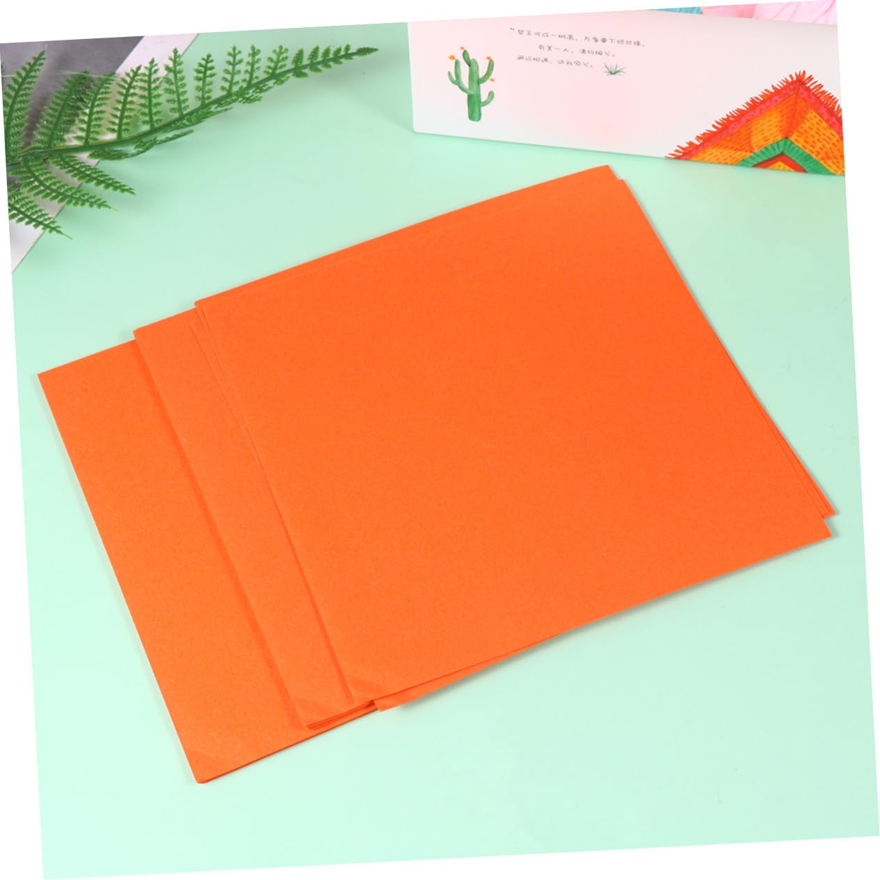 TOPBATHY 500 Pezzi Carta per Origami Arancione Quadrata in Carta per Fai da Te Creativo e Giochi Manuali per Bambini