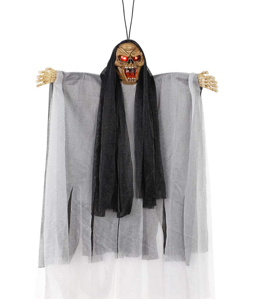 Buy 20 Inch Scary Halloween Hanging Ghost with Creepy Scream and