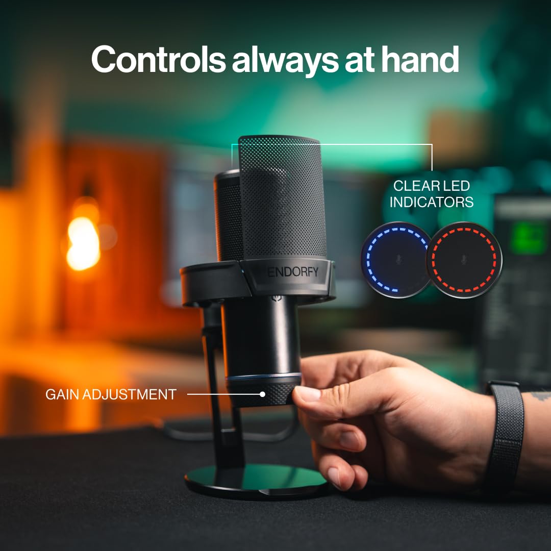 ENDORFY Solum 2 Mikrofon USB C, pojemnościowy, kardioidalny