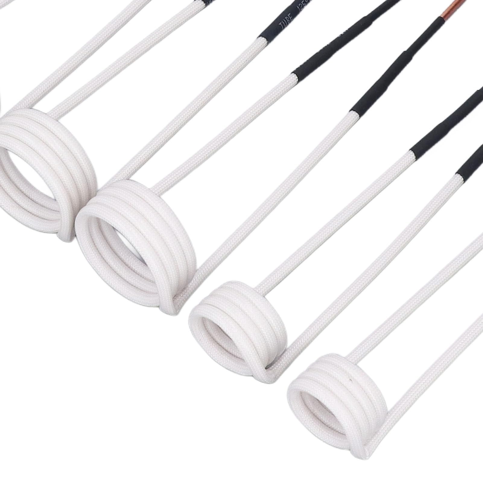 Induktionsheizspulen-Set, Induktionsheizspule, 8-teiliges Heizzubehör für Schrauben, 4 Muttern-Set, Kit-Kombination, 8-teiliges Set, Seitenschneider