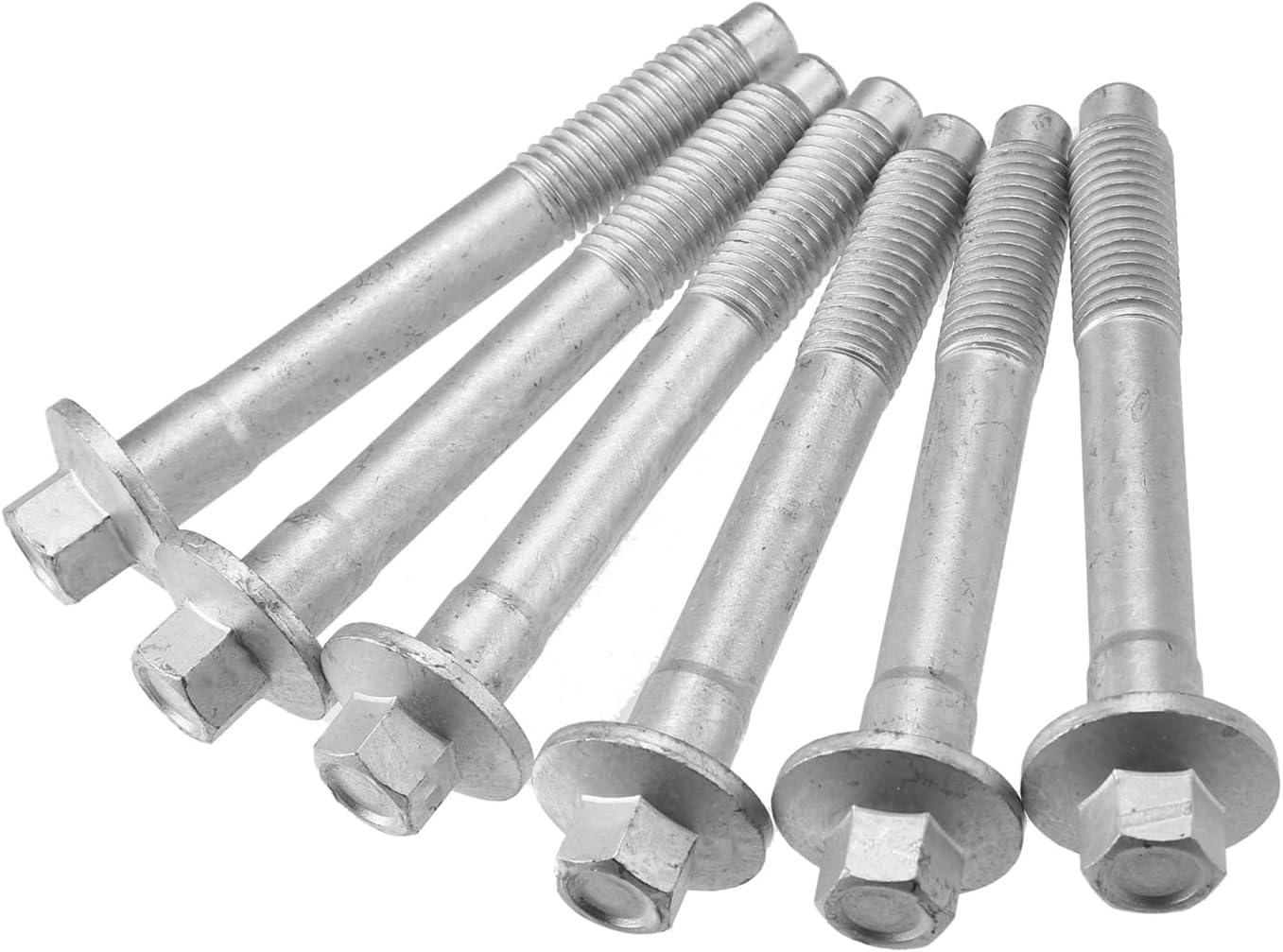 6 Pcs Wheel Hub Bearing Mounting Bolts for Jeep Grand Cherokee 2000-2010 34201535 Silver Tone Metal Replacement