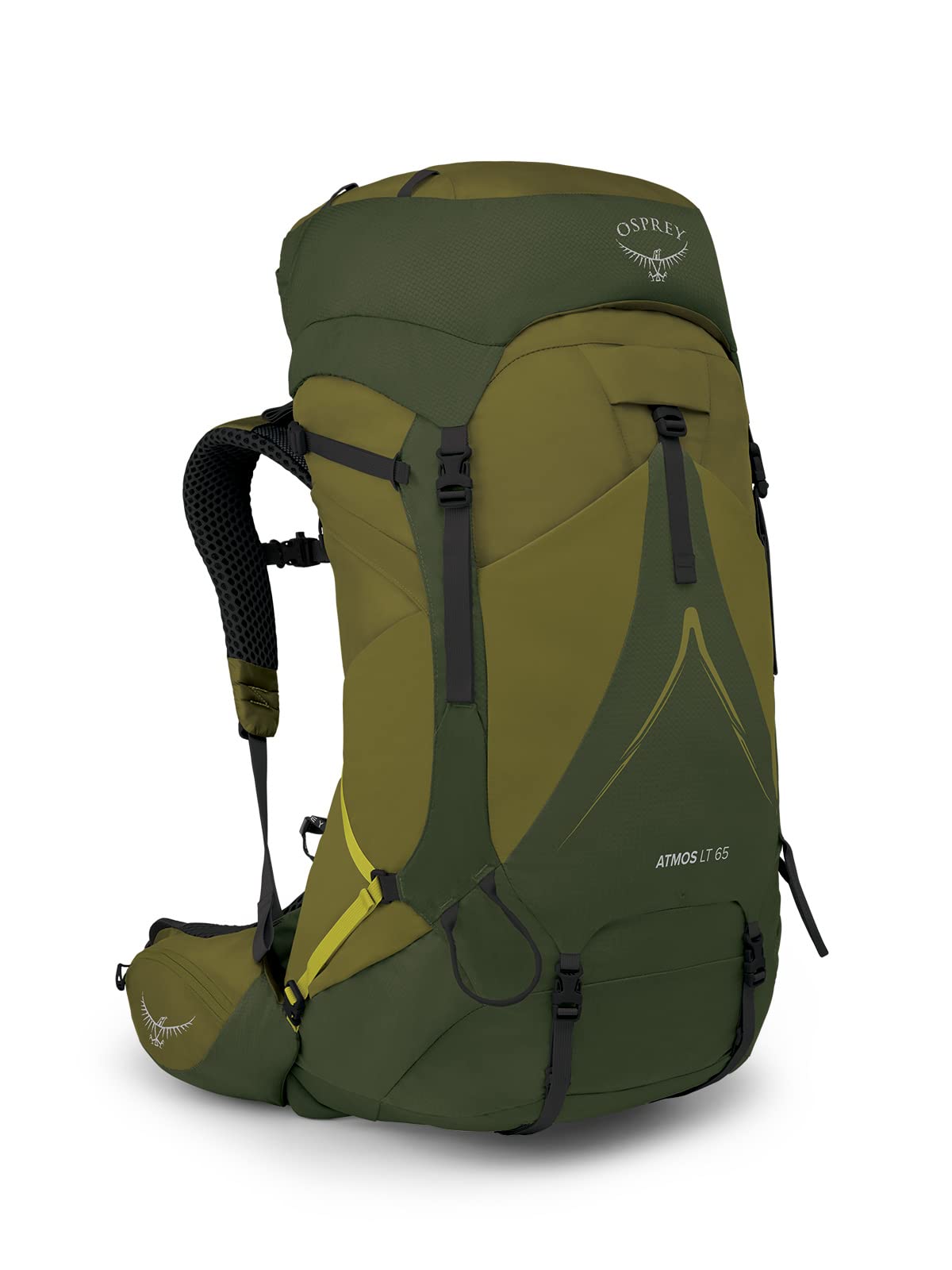 Atmos AG LT 65L Men's Backpacking Backpack, Scenic Valley/Green Peppercorn, L/XL