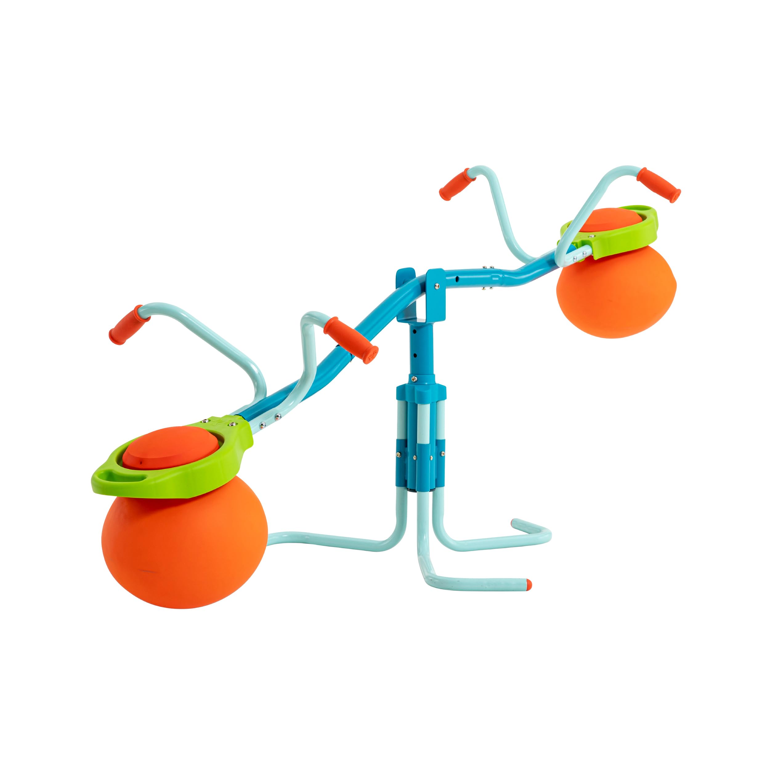 TP Toys Spiro Hop Seesaw Outdoor Bouncing & Spinning 360° Garden Toy with Inflatable Cushioned Seats, Adjustable Height & Counterbalanced Design for Kids Outdoor Playground Toy