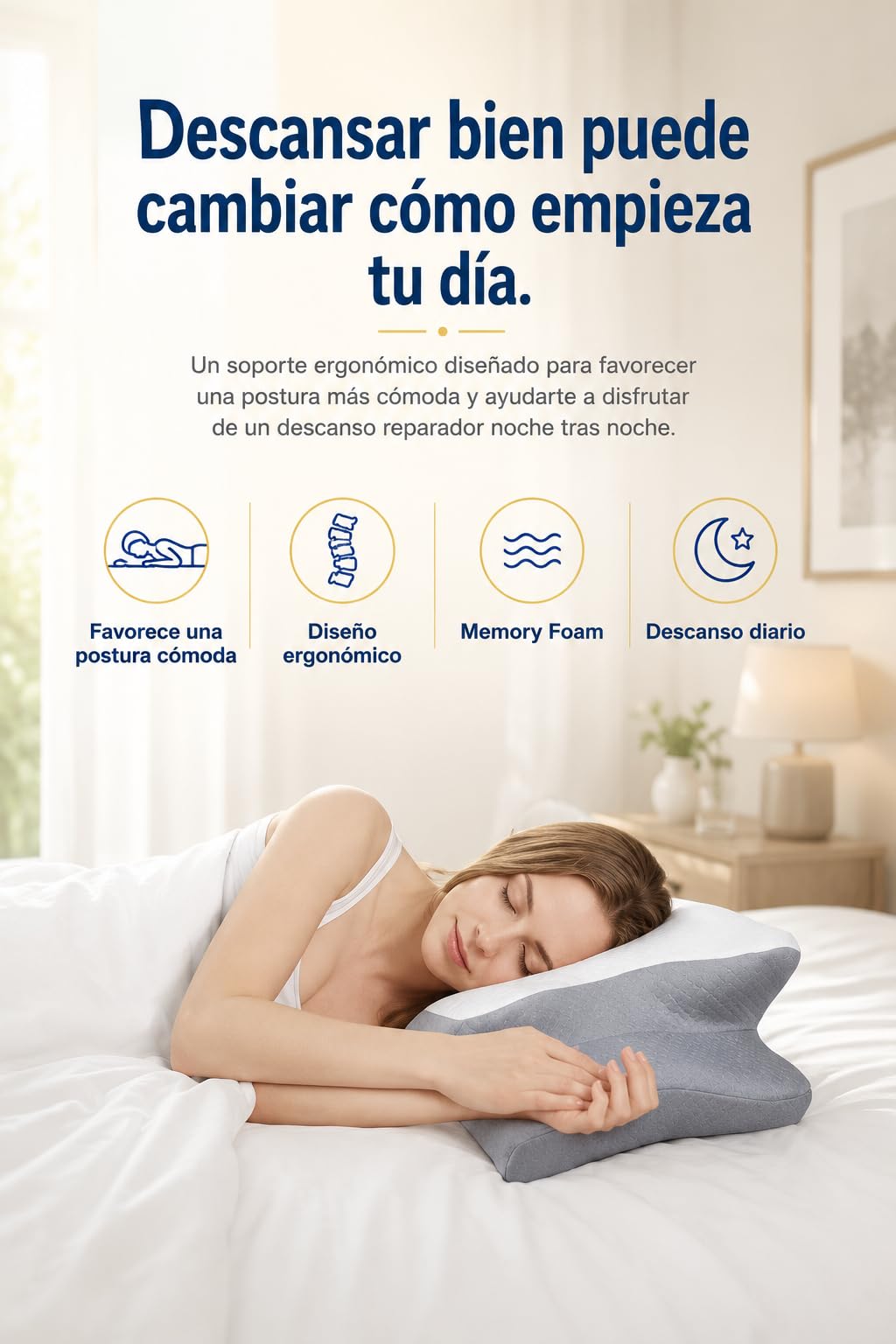A R P Almohadas Cervicales para Dormir, Almohada Japonesa, Mejor Almohada Cervical