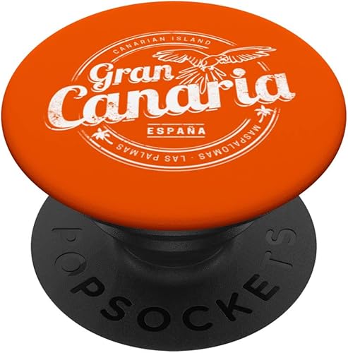 Gran Canaria Parrot Canary Islands Spain Vintage Souvenir PopSockets Swappable PopGrip