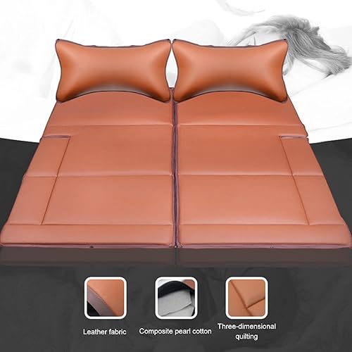 Vista 4 de Colchón no inflable para SUV, almohadilla para dormir para acampar o tienda de campaña, con almohada inflable utilizada para asiento trasero