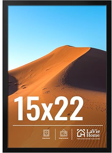 Miniatura 42 de LaVie Home Marco de fotos de 2 x 3, marco de fotos negro de 2 x 3 con plexiglás HD, marco de visualización de 2 x 3, 1 paquete, colección clásica