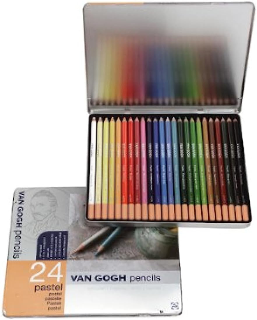 Van Gogh Lot de 24 crayons de couleur métal Amazon.ca Jeux et Jouets