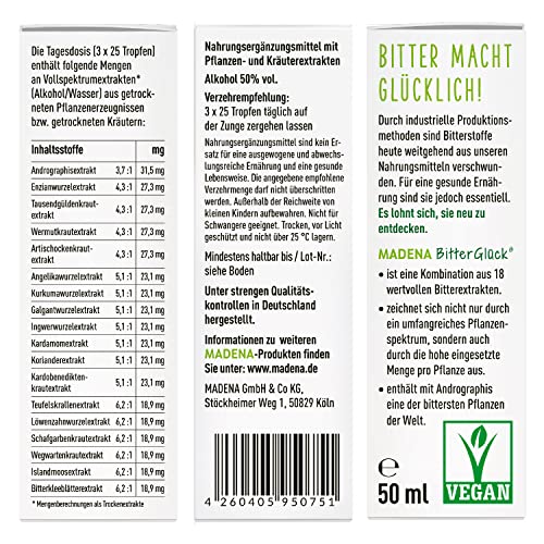 Magentropfen Madena BitterGlück Original