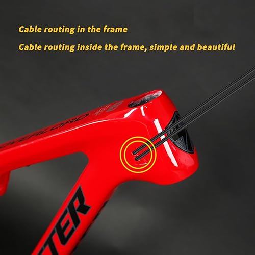 Miniatura 4 de 27.5ER 29ER - Marco de bicicleta de montaña de carbono de 4.724 in, marco de viaje de 5.827 x 0.472 in, eje pasante con eje pasante con eje central