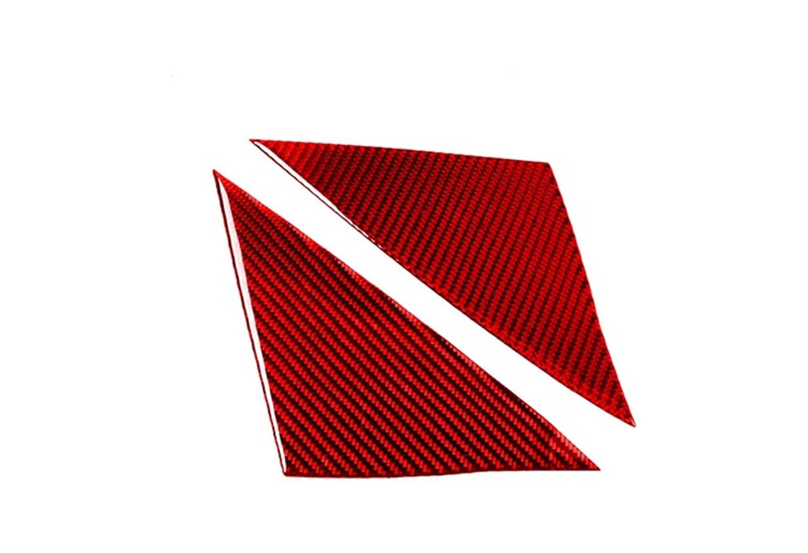 Aménagements intérieurs Tesla Modèle Y 3 anti-reflet en fibre de carbone rouge pour volant