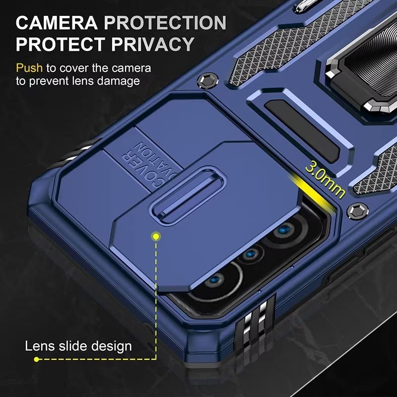 NEINEI Cover Per Xiaomi 11T / 11T Pro – Custodia Ultra Sottile Opaca Blu, Antigraffio E Antiscivolo - 4