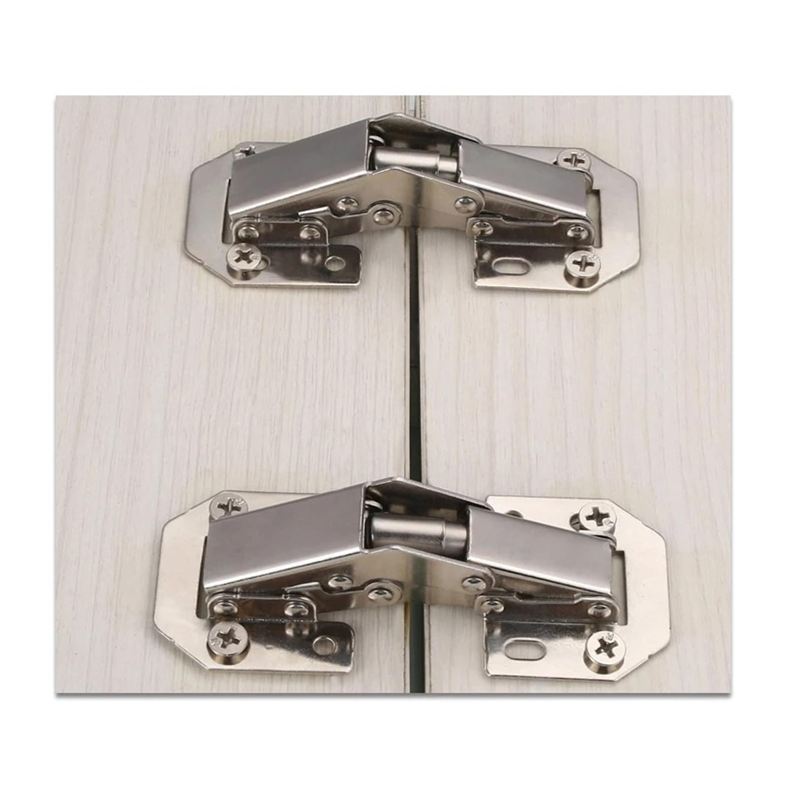 Cabinet Hinges Zawias do szafki 3/4 cala Normalny/miękki domyk Bez wiercenia Hydrauliczny miękki domyk 90 stopni ze śrubami(4 Inch Soft Close)
