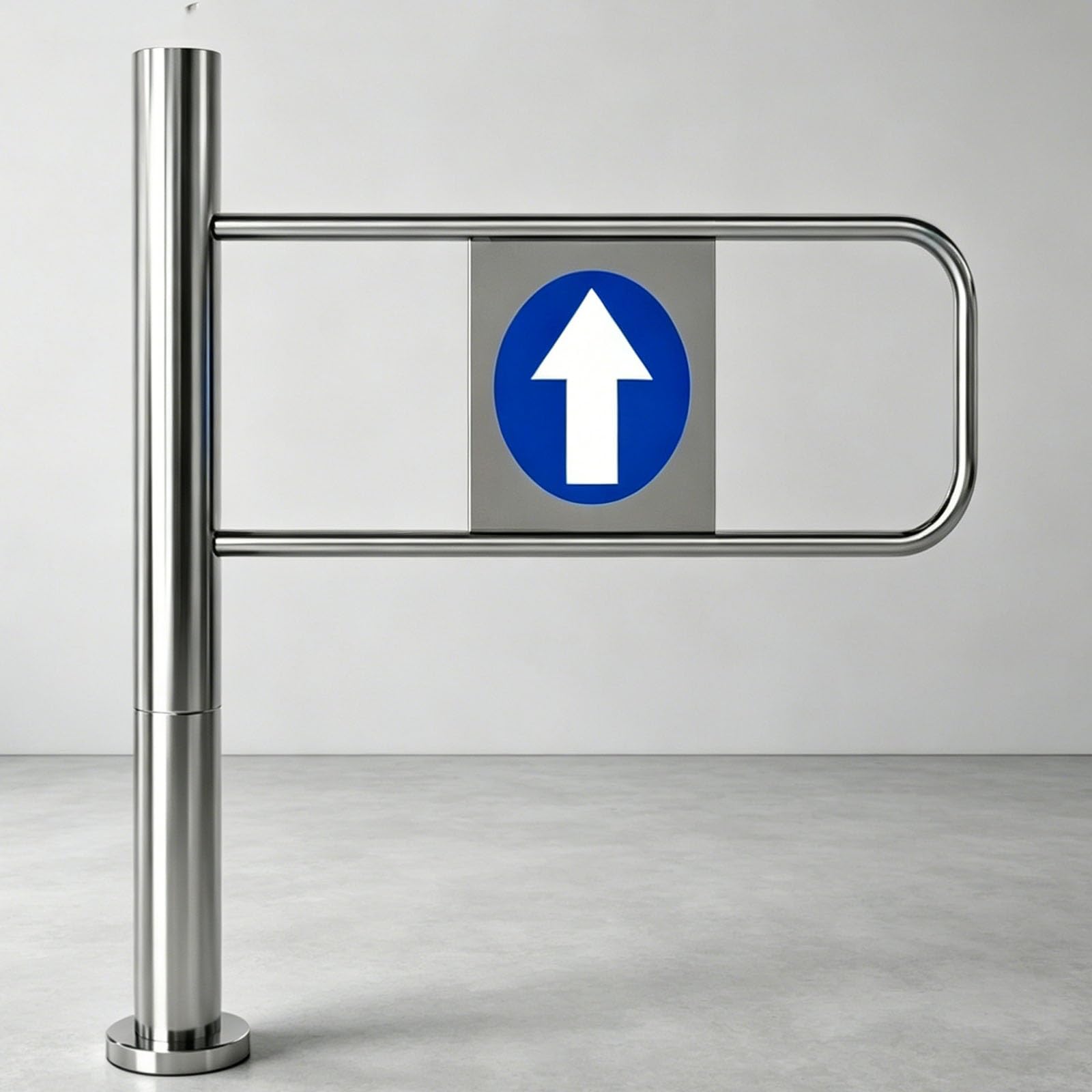 HDYZJQ 50 60 70 80 90 100 Cm Wide Single Swing Gate Left & Right, Automatic One Way Entrance Door for Warehouse/Playground, Crowd Control Manual Push Doors(Left,W- 65cm (26in))