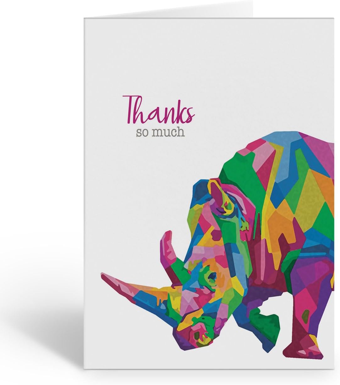Stonehouse Collection | Artistic Tiger Note Cards | Colorful Wildlife Greeting Cards | 10 Card Pack | 4.25 x 5.5 (Tiger)