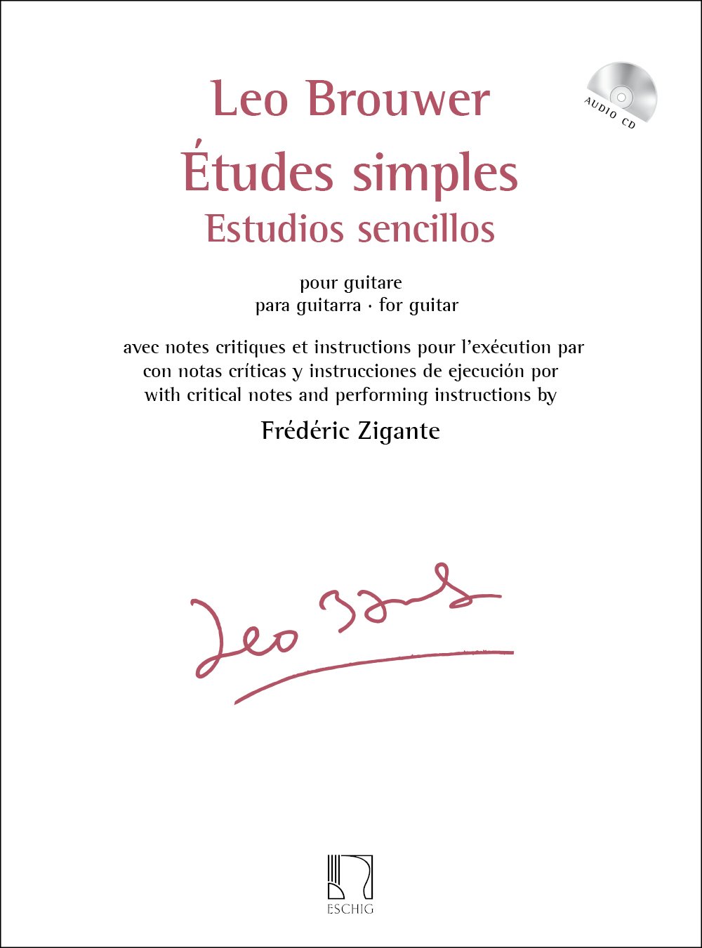 Leo Brouwer: Etudes Simples Pour Guitare