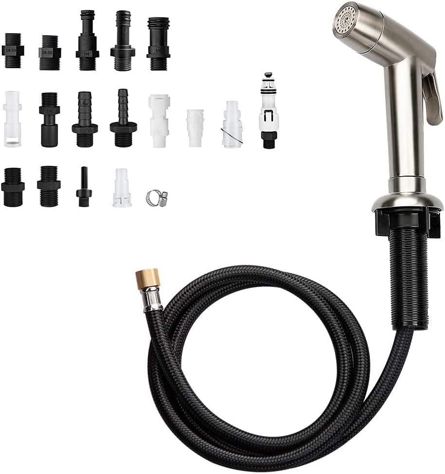 Houtingmaan Kitchen Sink Sprayer,Dual Function Kitchen Side