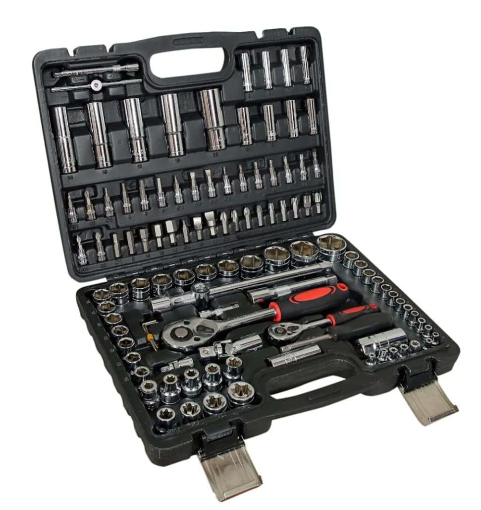 VENEKETY Vz-Tk-108 Pcs Sleeve Tool Set Socket Wrench And Metric 1