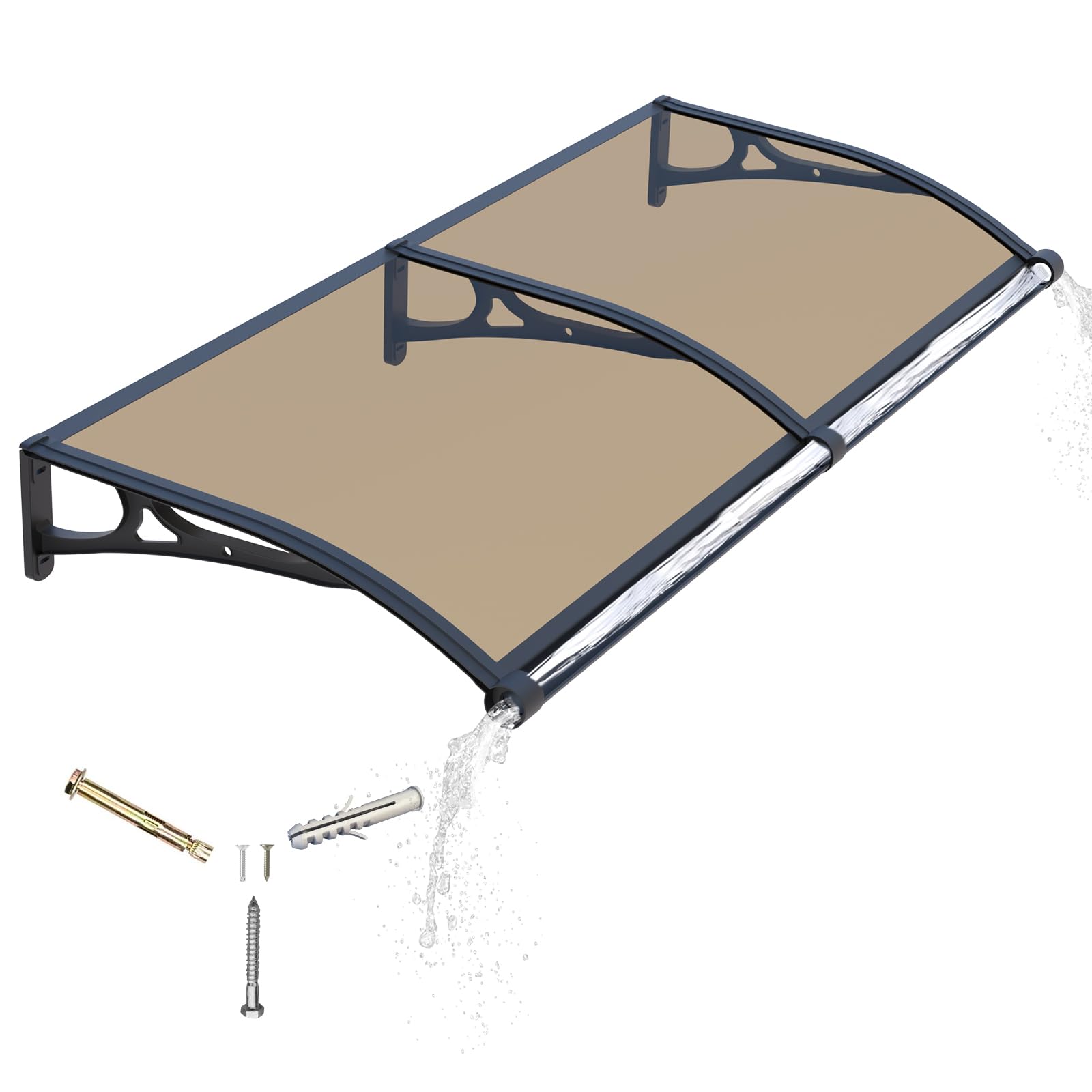GGNEBAI Polycarbonate Awning