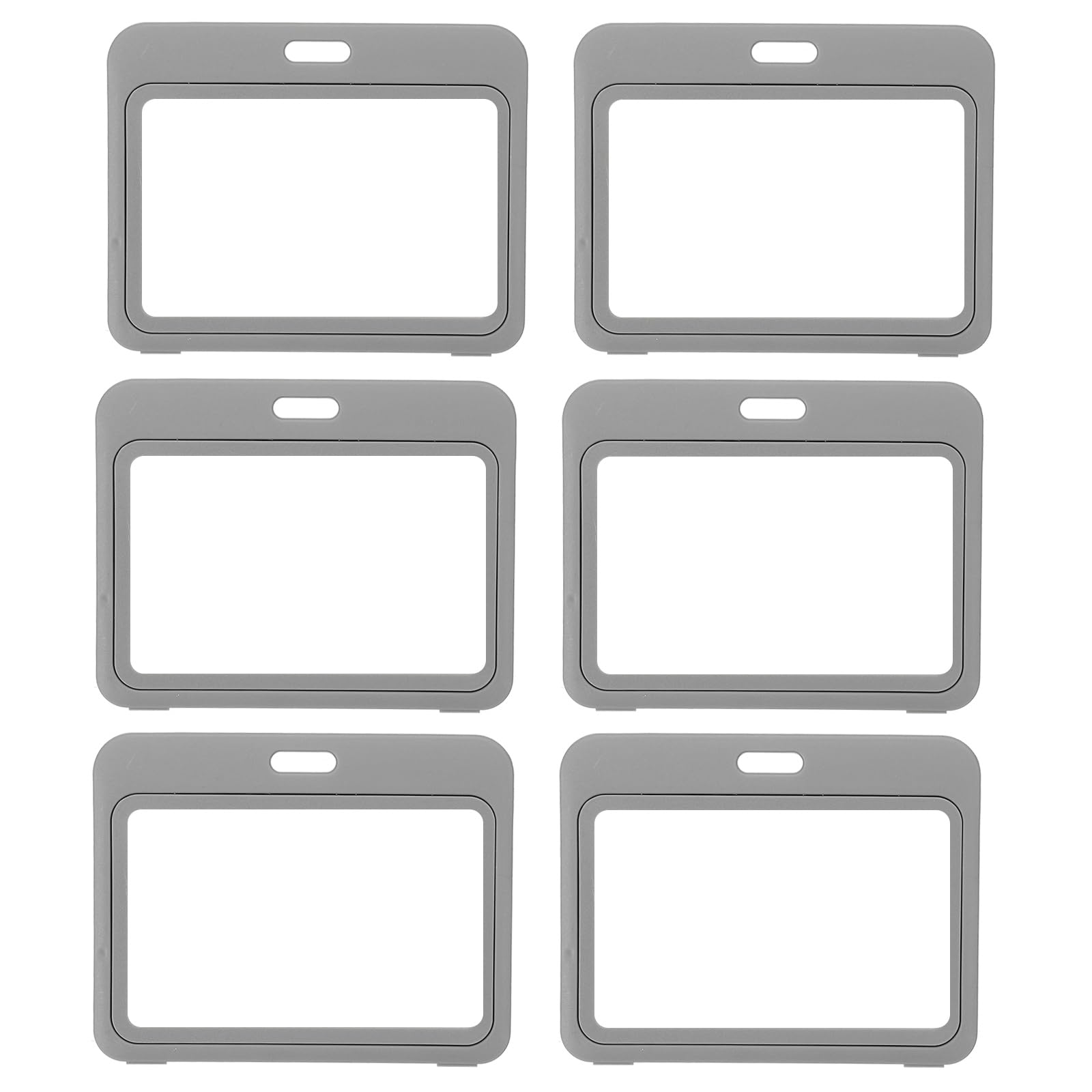 PATIKIL 6 Pack Clear Badge Holder