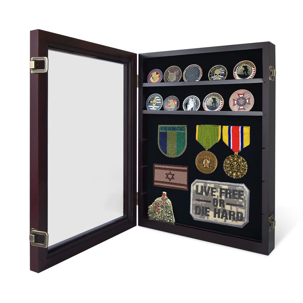 Buy Challenge Coin Display Case Military Cotton Background for Medal