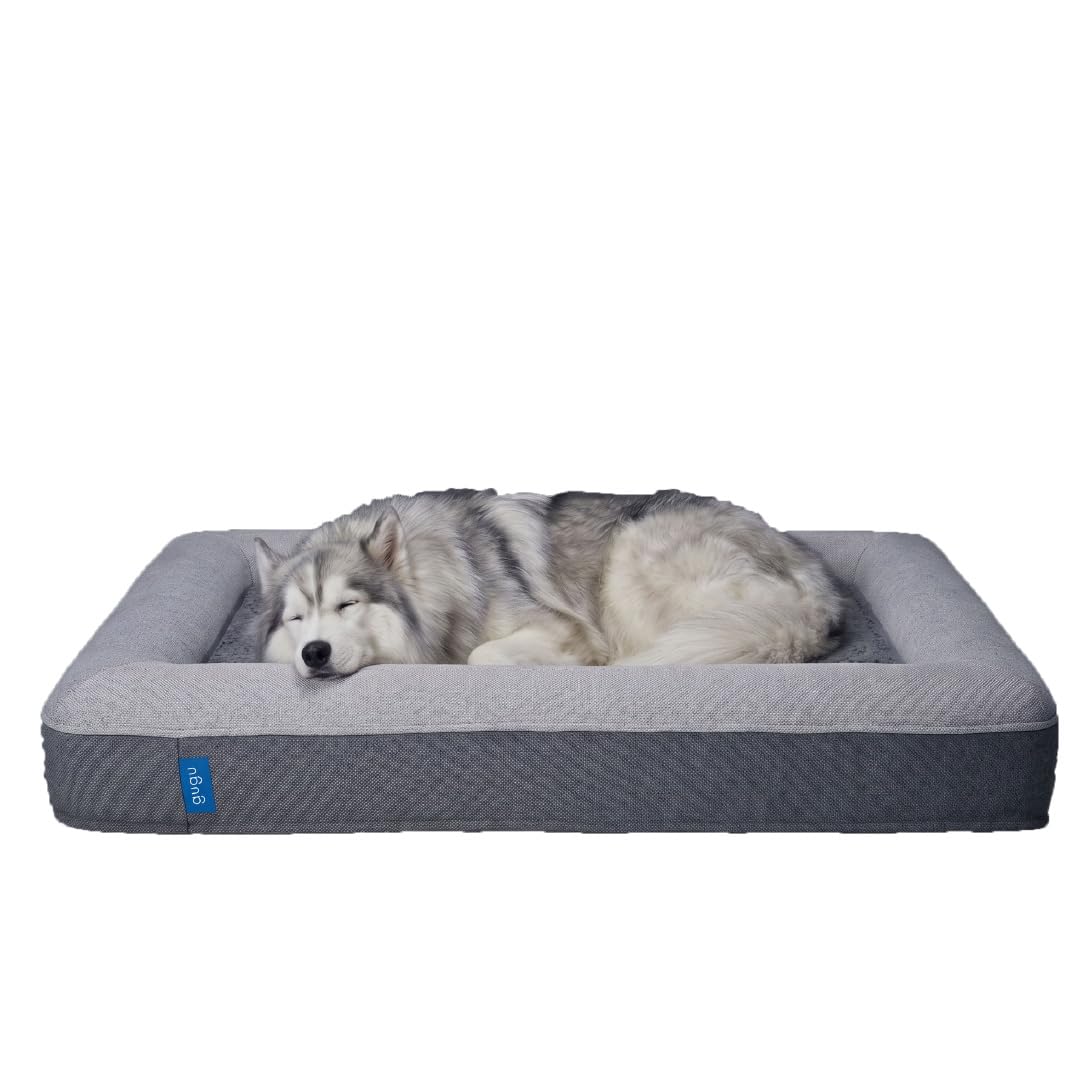 Amazon | グーグースリープ 犬 ペット ベッド ラージ グレー gugu