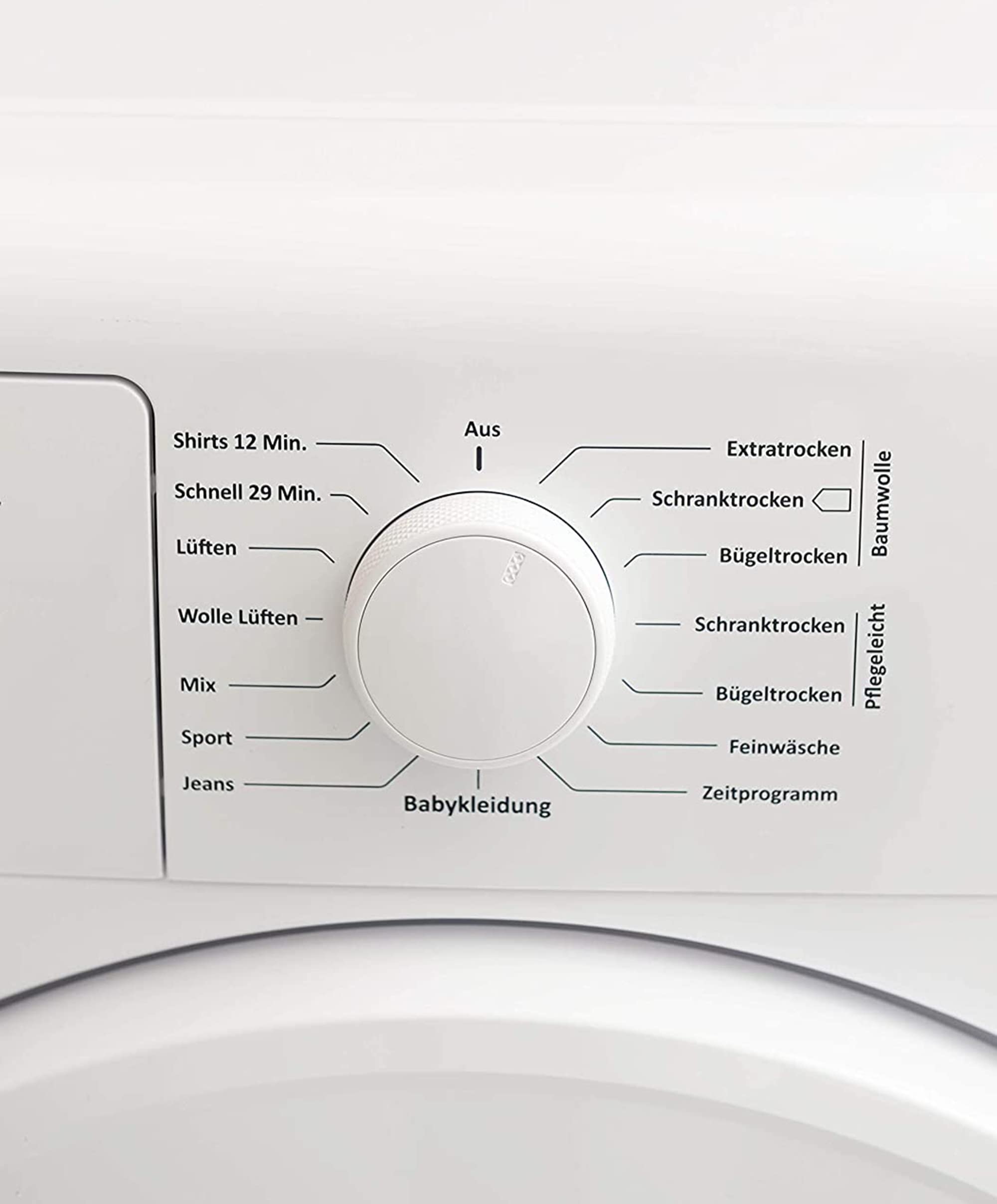 Telefunken T-11-300-W Kondenstrockner / 7kg Trockner mit 15 Programmen, Knitterschutz & reversierenden Trommelbewegungen, weiß