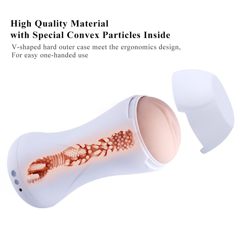 Hismith masturbatore per uomini per macchina del sesso, masturbatori uomini con sistema KlicLok，10 diverse modalità di vibrazione, tazza vagina, giocattolo sessuale masturbatori.