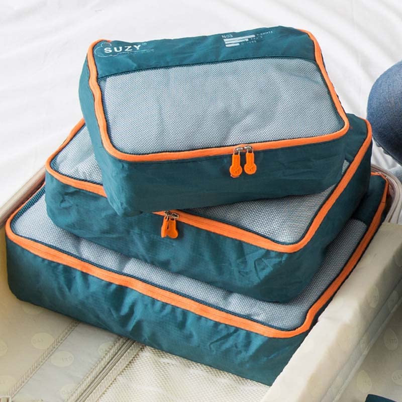 Cubi da imballaggio Cubi da imballaggio da Viaggio, Cubi Multifunzione Organizzatore di Bagagli Borsa da Valigia a Compressione da Viaggio Impermeabile