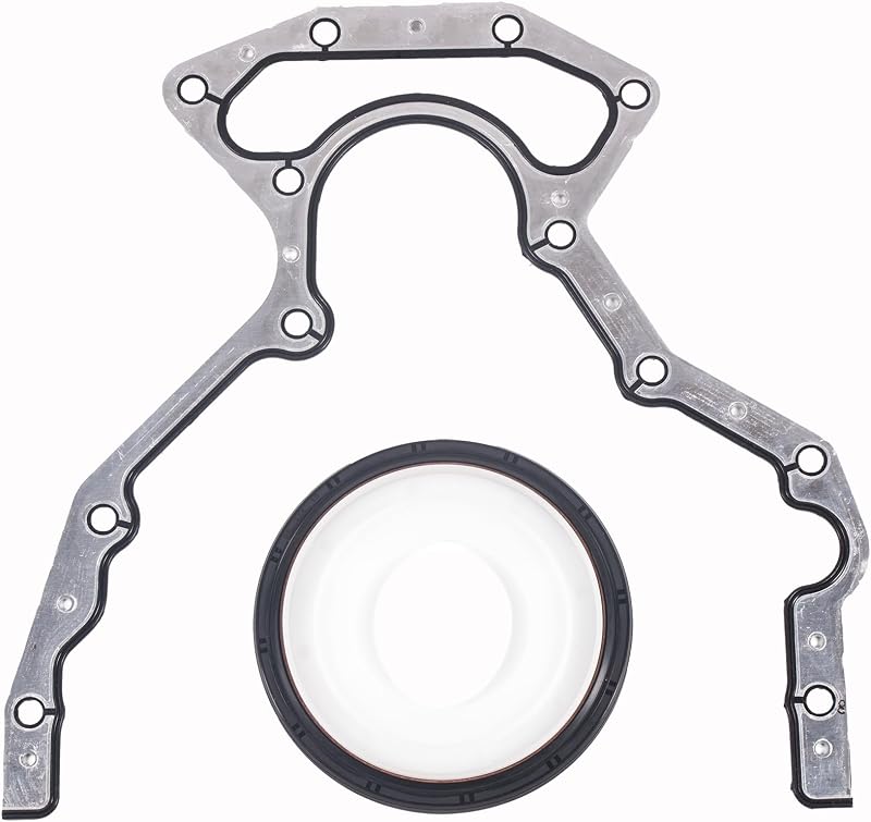 Kit de retentor traseiro do virabrequim JBROPARTS BS40640 para motores GM LS – Retentor e junta metálica
