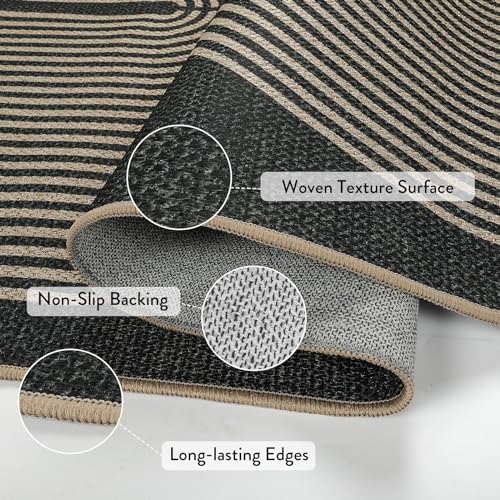 Tapetes, Home tapete negro Marca Lahome (3)