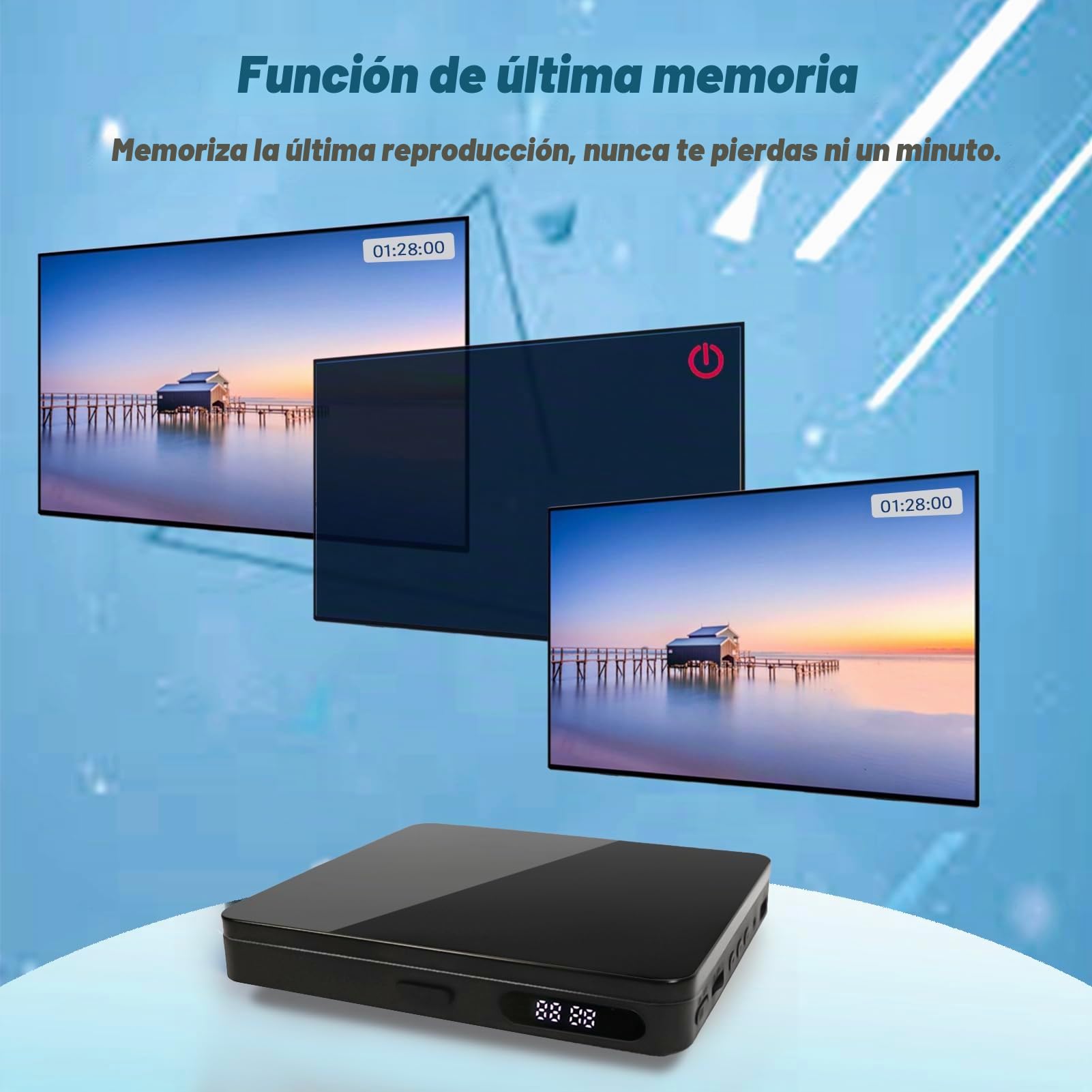 VATI Mini Reproductor de DVD y CD para TV y Hogar - Compacto HD 1080P con Cables RCA/HDMI, Control Remoto, Memoria de Punto