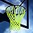 LAO XUE Nightlight Basketball Net Luminous Outdoor Portable Sun Powered Sports Nylon