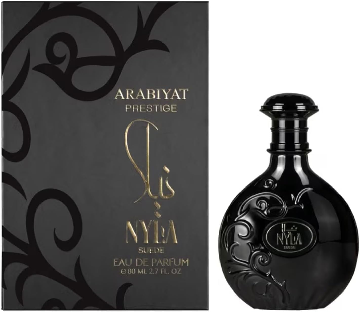 Arabiyat Prestige Nyla Suede EDP Eau de Parfum For Women And Men (Unisex), 80 ml, Made in UAE