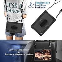 Vista 4 de Funda protectora híbrida resistente para Nokia T20, resistente a los golpes, apta para niños, para Nokia T21/TCL Tab Pro 5G (modelo: 9198S)/VASTKING