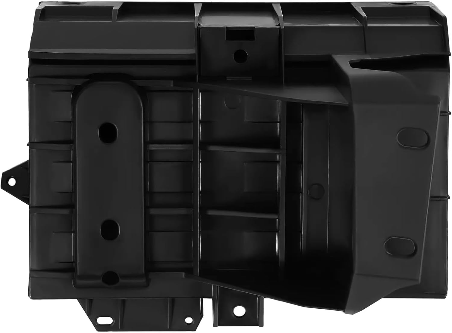 Black Battery Tray Box Holder Mount Right Side and Battery Hold Down Kit For 1997-2002 Dodge Ram 2500 3500 Pickup Diesel 55275126AE 55275220 55235142