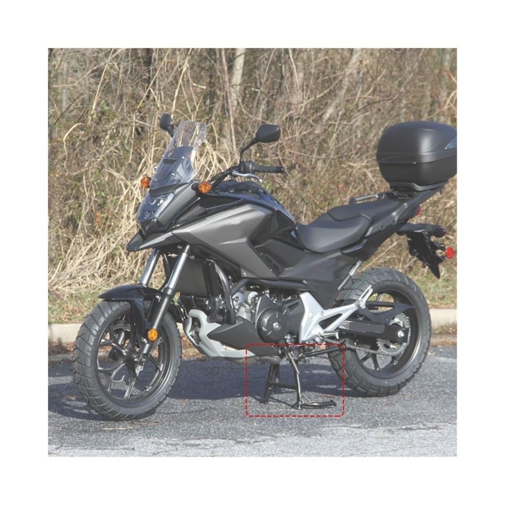 Béquille Centrale Pour Moto - Compatible Honda NC700/NC750 (2012-2024) - Acier Noir - Installation Facile Sans Outils - 2