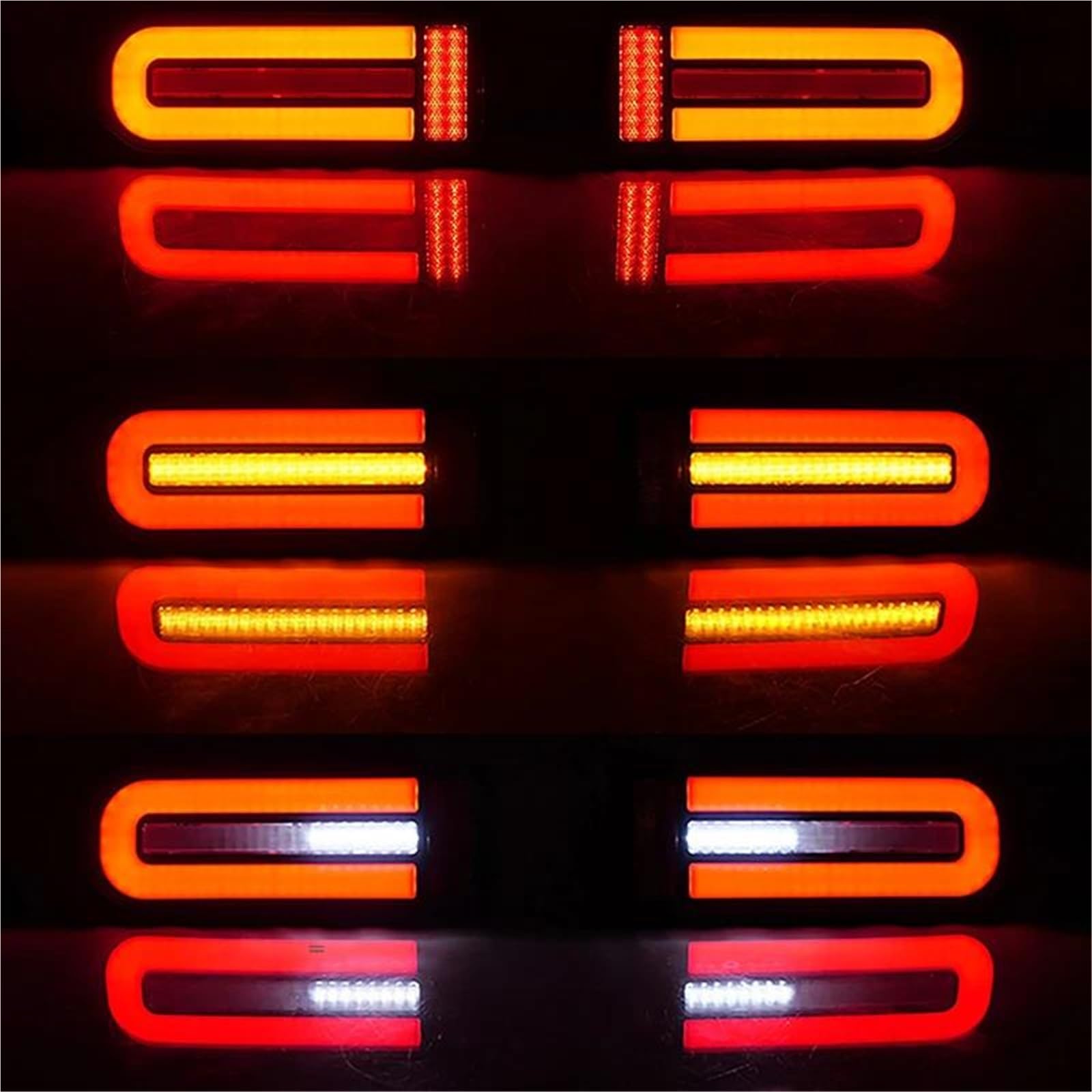 Fanal Trasero Luz Trasera Para Automóvil Para Suzuki Para Jimny 2007-2017 2019-2024 Conjunto De Luz Trasera Luz De Marcha Atrás, Intermitente Luz De Freno Luz antiniebla trasera(Black 2019-2024)