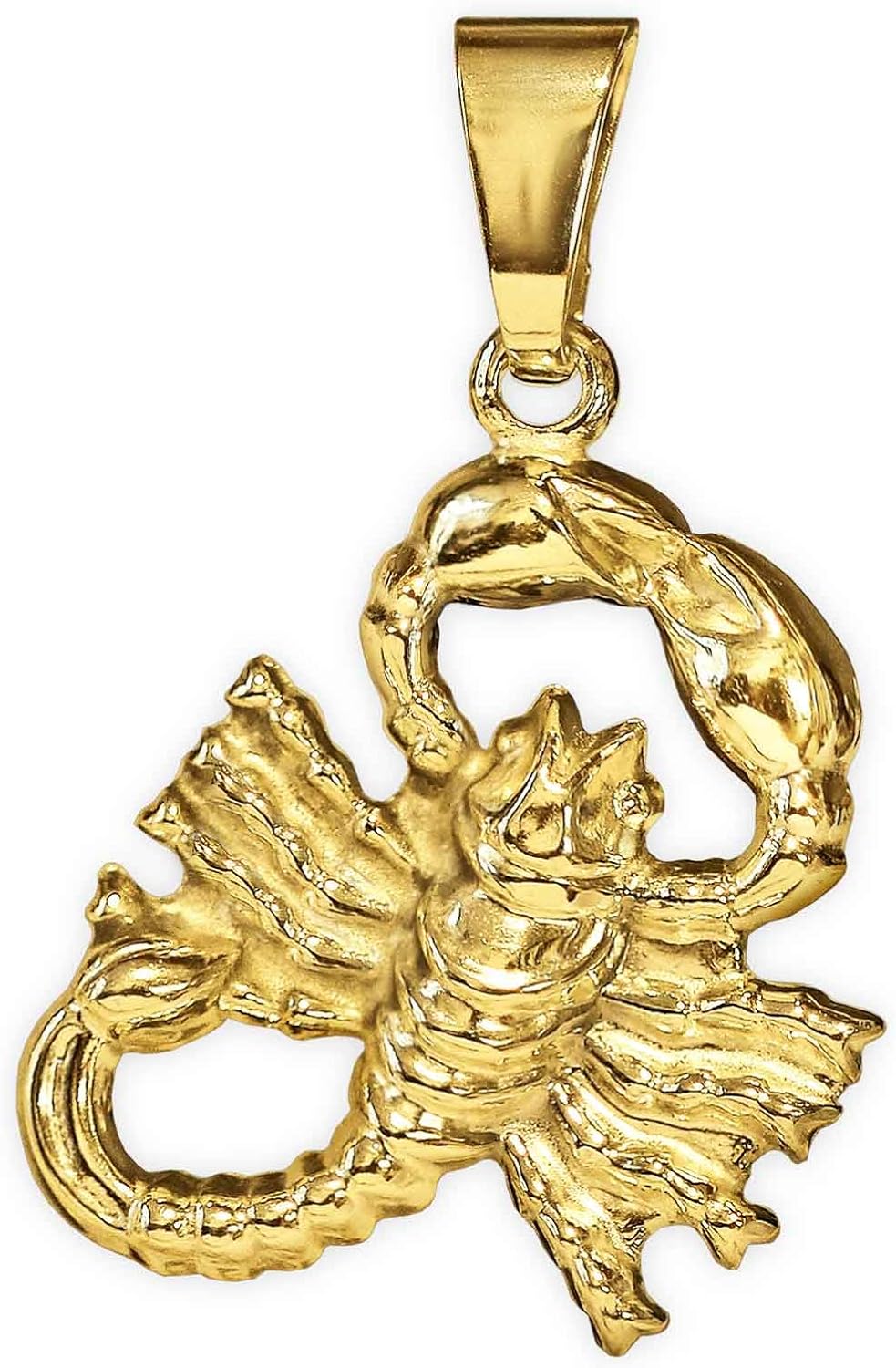 Ciondolo Segno Zodiacale - Gemelli 13mm Placcato Oro 3 Microns - Perles
