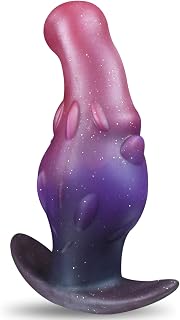 Large Anal Plug Prostate Massager, Big Butt Plug Silicone Anal Butt Plug, Anal Sex Toy Wearable Anal Trainer, Ultra Soft Buttplug with Flared T-Base for Beginner Men Women Couple Gay