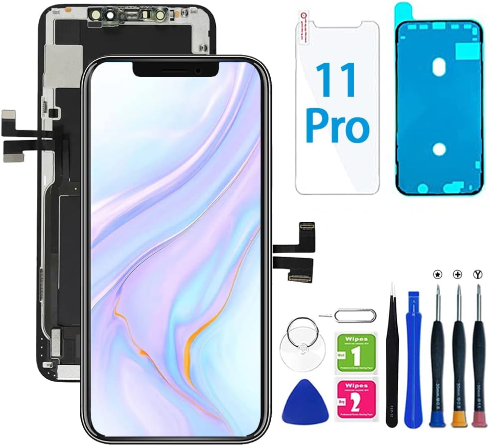 FFtopu iPhone 11 Pro Screen Replacement 5,8", LCD Display