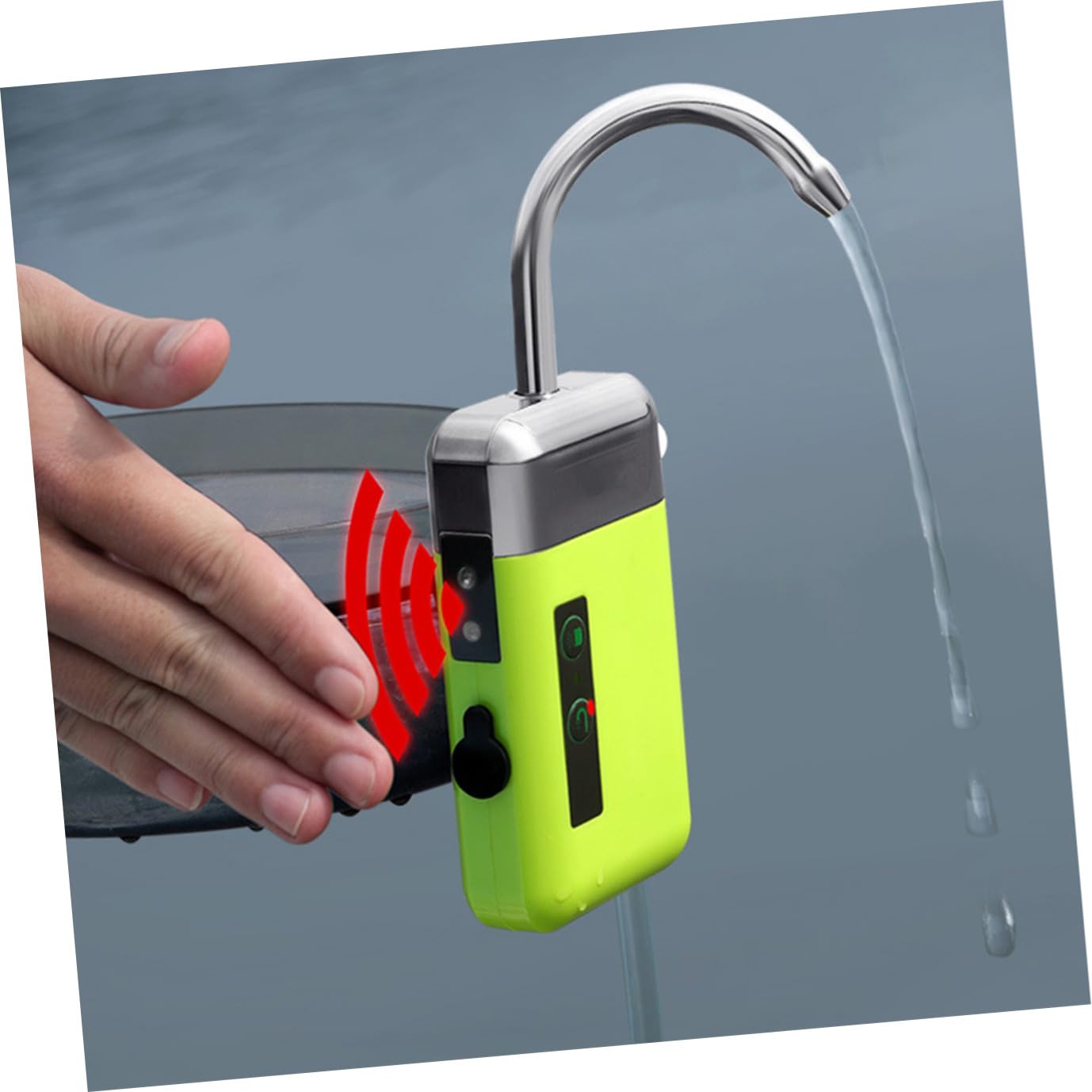 BESPORTBLE Pompe à Rechargeable pour Aquarium Et Étang Système Aération Pompage Induction Accessoire Multifonctionnel pour Hydroponie Et Couleur Verte