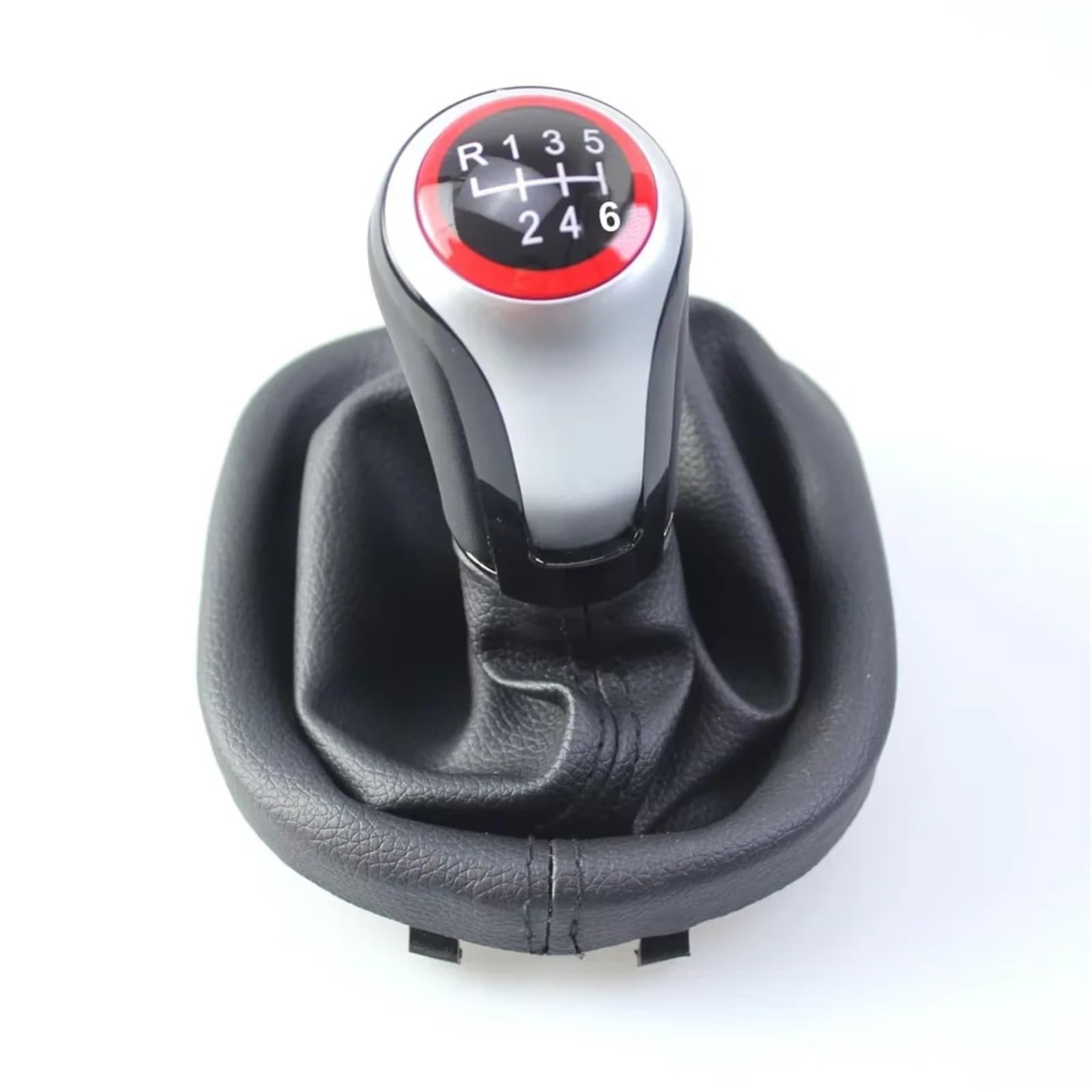 Ehwlfvx 6 Speed Car Gear Shift For Vw For Touran 2003-2010 For Caddy Ii Mk2 2004-2009 Gear Shift Knob Mt 5/ With Gaiter Boot Cover Car Styling(6 Speed)