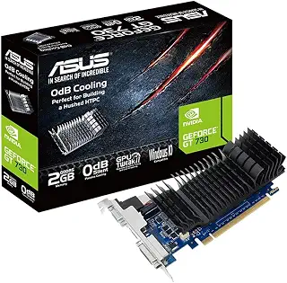 ASUSTek NVIDIA GeForce GT 730 / 2GB GDDR5 / HDMI 2.0b / HDMI 1.4a / ファンレス設計 / 2slot / GPU Tweak II / GT730-SL-2GD5-BRK