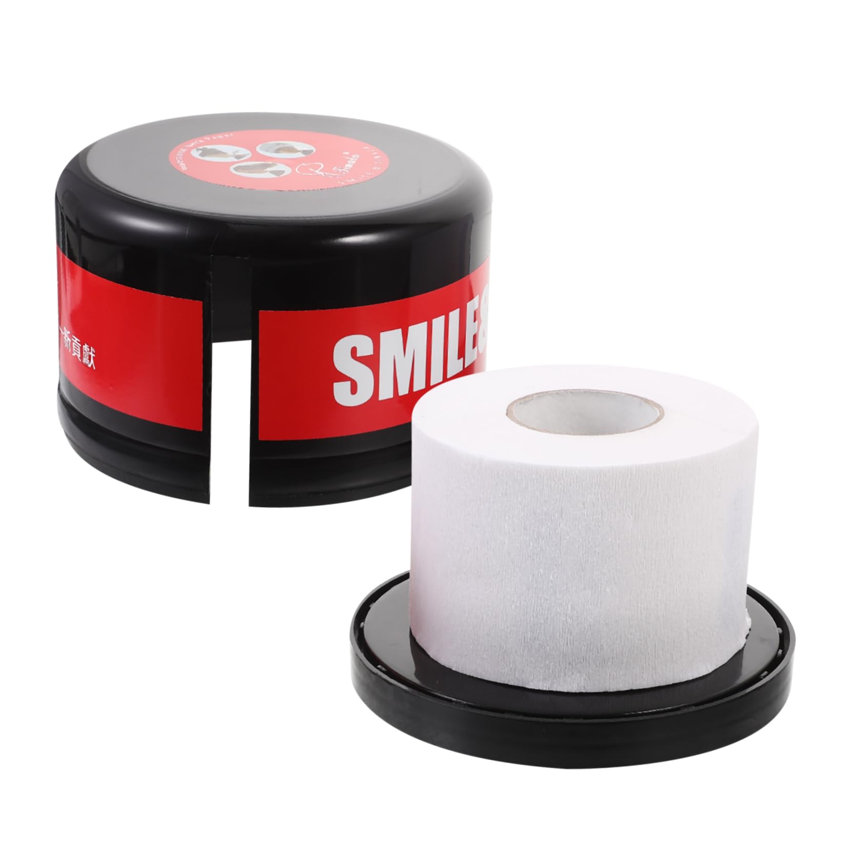 IWOWHERO Neck Strip Paper Dispenser Box Barber Neck Strip Case Hair Cut Paper Neck Barber Neck Strips Container Stylist Tool