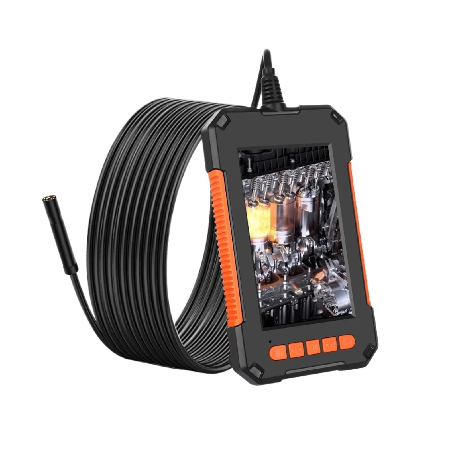 YNIYUJKL Camera, 4.3 Inch Lar Screen Multifunctional Endoscope 1080 Hd Pipeline Industrial With,For Wall Automotive Engine