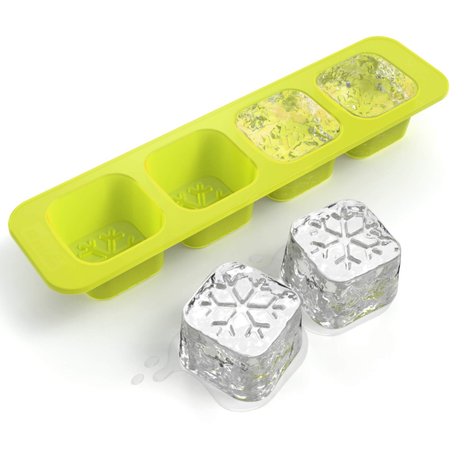 Rotho Domino Set 4 Mini Barattoli Per Congelatore 0,05 L Con Coperchio – Senza BPA, Lavastoviglie, Per Erbe, Salse, Alimenti Baby, Verde/Trasparente, Made In Switzerland - 3