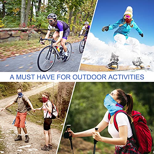 Lenboken LBK-B6-21 6 Pack Neck Gaiter Elastic Balaclavas Face Mask Versatile Bandana thumb #2