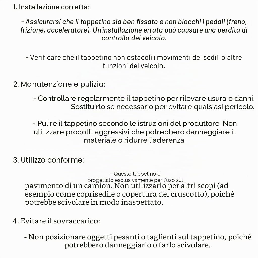 TAPPETI adatti per RENAULT T RANGE - CON MOTORE - NERO/ROSSO