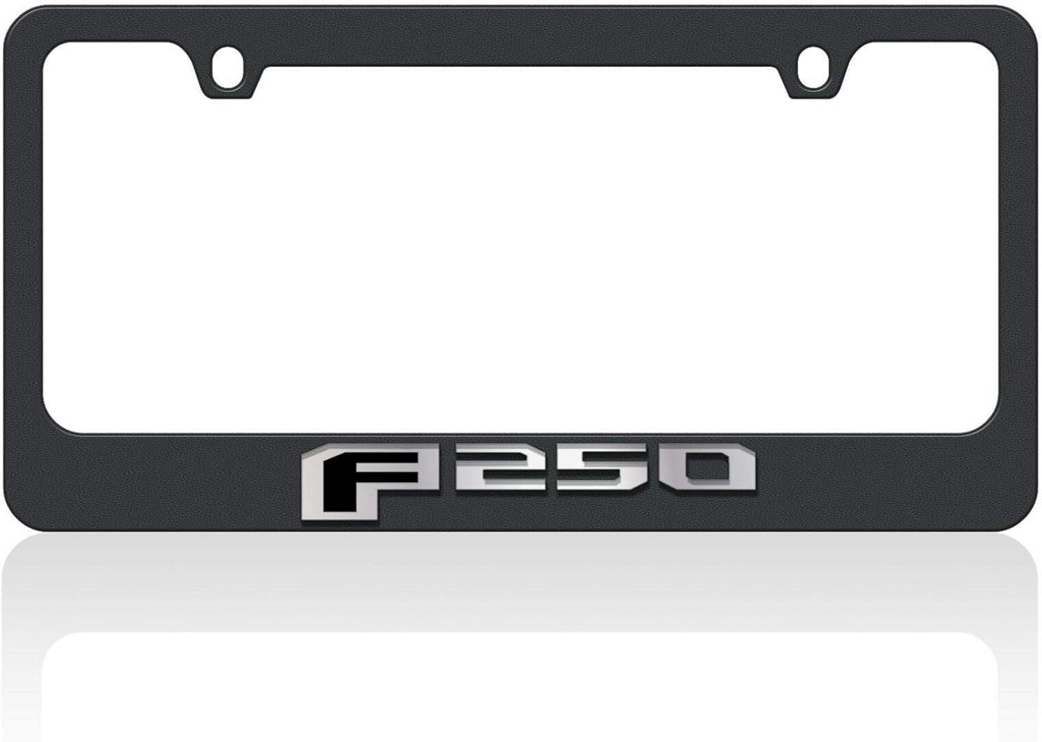 Black F-250 License Plate Frame by Eurosport Daytona